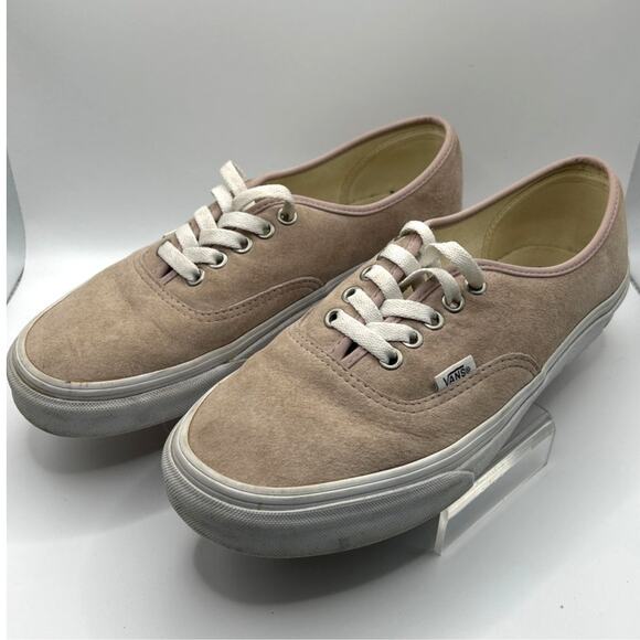 VANS Authentic (Pig Suede) Unisex 8.5 W 7M Tan Scotchgard Protection - Picture 3 of 9